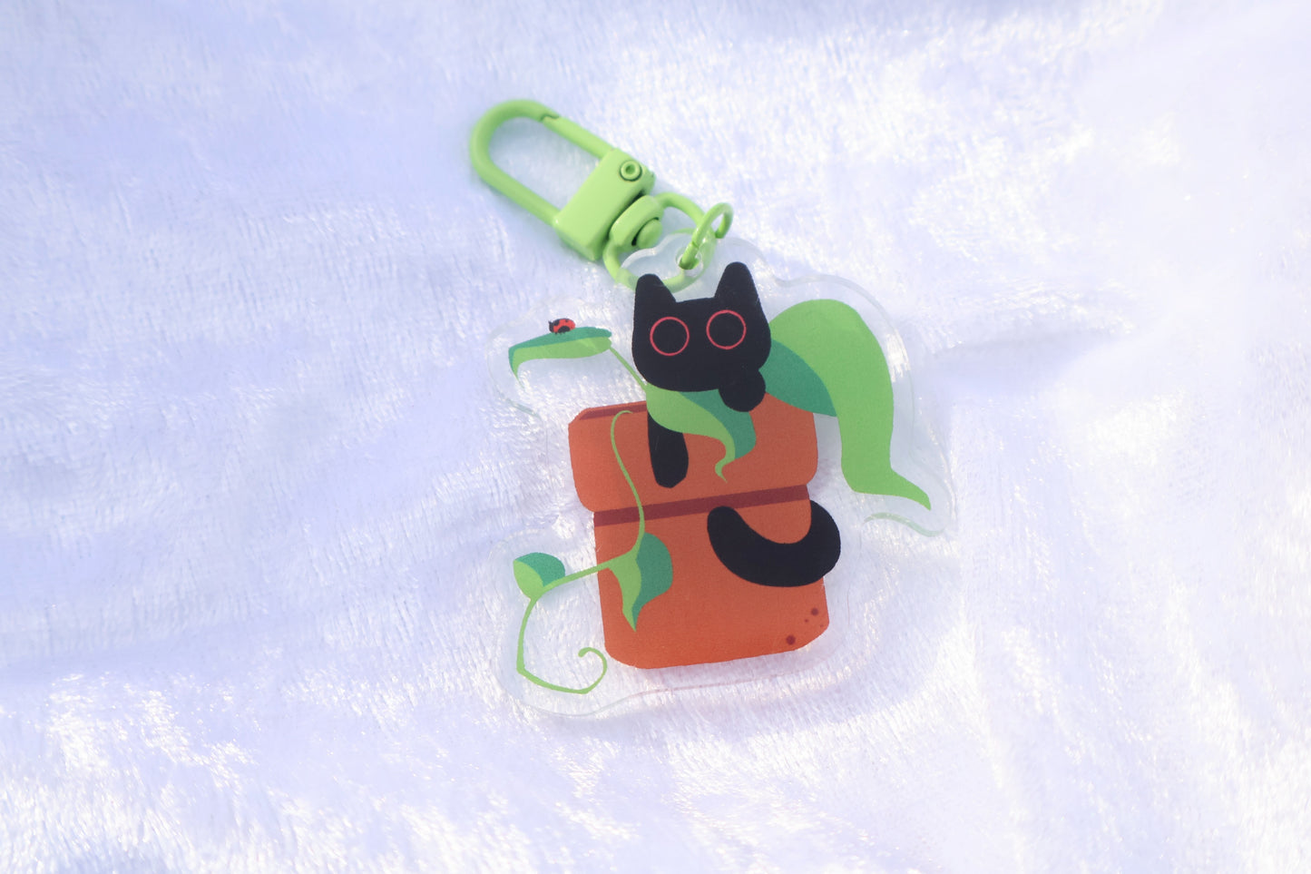 Catty Cat: Flower Feline Keychains