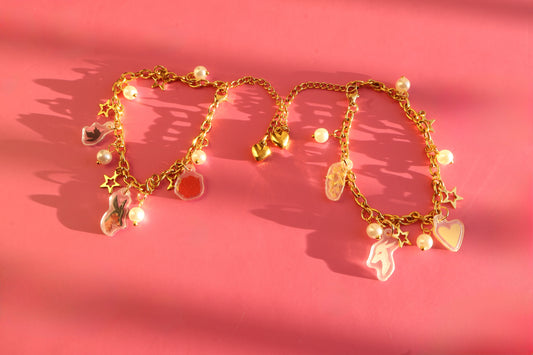 Love Dove: Awning and Nubs Charm Bracelets