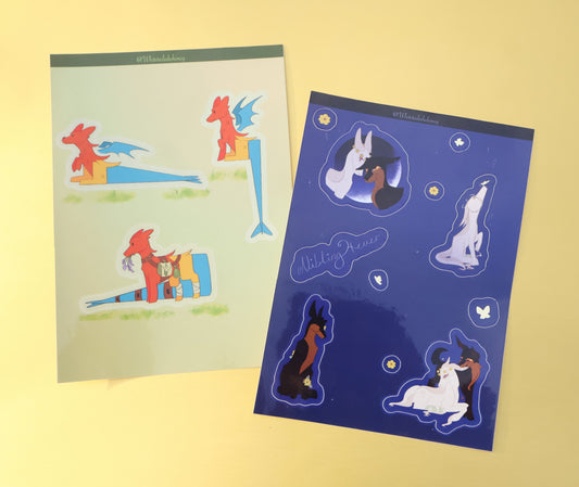 Awning, Nubs & Pants Sticker Sheets